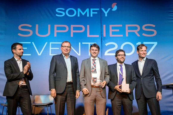 Somfy names GKN Sinter Metals ‘Best Supplier’ for PM gears and components