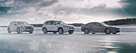 Three new BMW all-electric vehicles undergo testing in Arctic conditions
