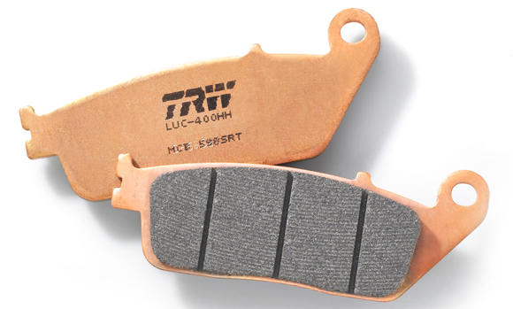 ZF's new sintered metal brake pads offer increased durability and high sensitivity