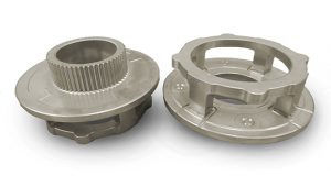 Fig. 5 Lightweight sintered planetary carriers for Dual Clutch Transmissions produced by Sumitomo Electric Industries Ltd. (Courtesy JPMA)