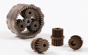 Phoenix Sintered Metals and its customer Dana Incorporated received a Grand Prize for this stepped planetary gear used in a ridged rear axle gear box for battery electric light commercial vehicles (Courtesy MPIF)