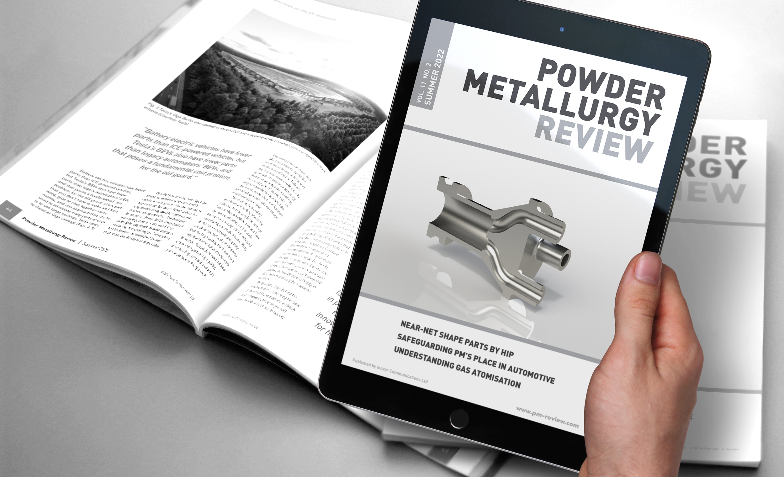 Powder Metallurgy Review magazine cover