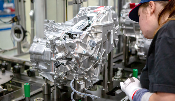 The transmission developed for Toyota’s fifth generation hybrid powertrain (Courtesy Toyota)