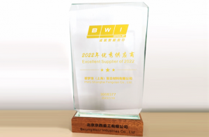 PMG Shanghai has received an Annual Excellent Supplier Award 2022 from BWI Group (Courtesy PMG Shanghai!