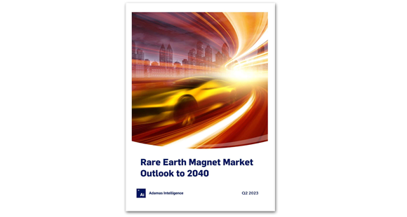 Adamas Intelligence has published a report providing a detailed overview of the global NdFeB alloy, powder, magnet and magnet rare earth oxide markets (Coutesy Adamas Intelligence)