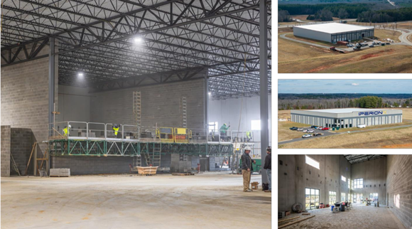 Construction activities at the Titanium Production Facility (Courtesy IperionX)