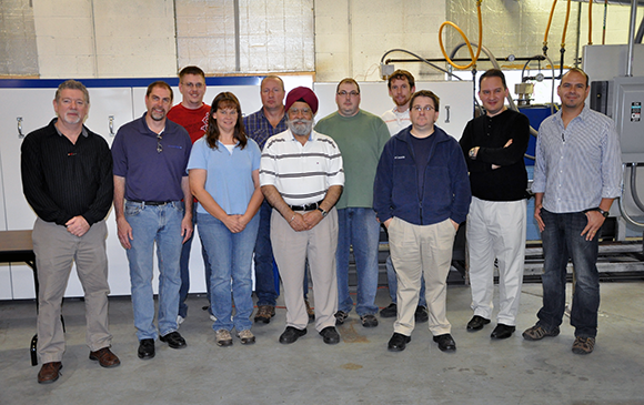 Students attending one of TAT Technologies’ previous sintering courses (Courtesy TAT Technologies)